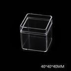 Acrylic Building Block Parts Storage Box, Transparent Lided Square Storage Box, Parts Sorting Box