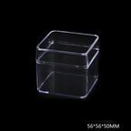 Acrylic Building Block Parts Storage Box, Transparent Lided Square Storage Box, Parts Sorting Box