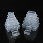 Building Block Storage Box, Rectangular Plastic Sorting Box, Rectangular Transparent Storage Box.