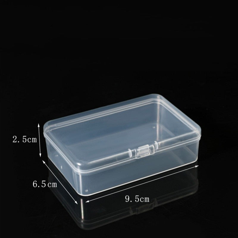Building Block Storage Box, Rectangular Plastic Sorting Box, Rectangular Transparent Storage Box.