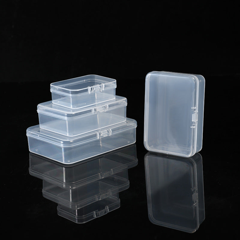 Building Block Storage Box, Rectangular Plastic Sorting Box, Rectangular Transparent Storage Box.