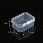 Building Block Storage Box, Rectangular Plastic Sorting Box, Rectangular Transparent Storage Box.