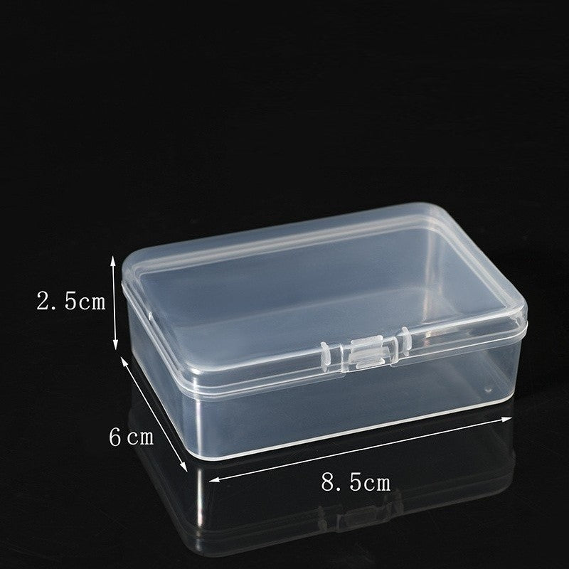 Building Block Storage Box, Rectangular Plastic Sorting Box, Rectangular Transparent Storage Box.
