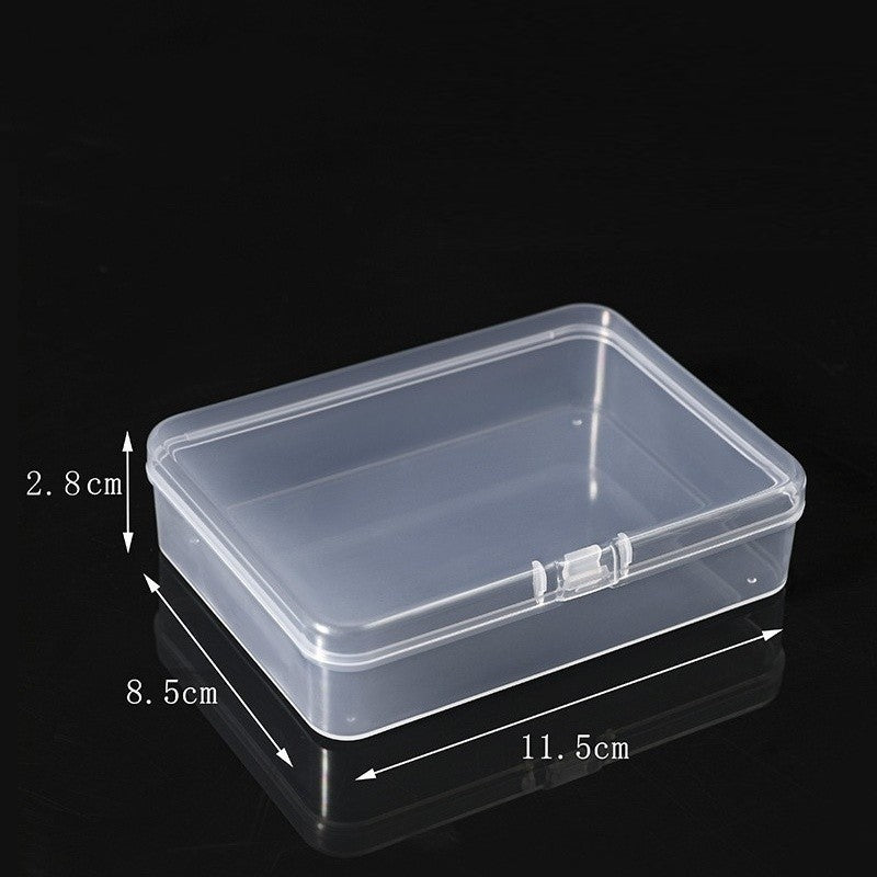 Building Block Storage Box, Rectangular Plastic Sorting Box, Rectangular Transparent Storage Box.