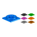 3403 Compatible with Small-Particle Building Blocks, 4x4 Square Turntable Base Part 50g (approx. 21 pcs)	