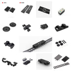 Compatible Train Parts, Train Wheels (2878, 57051, 57878, 1687, 92088), Wheel Mounts, and Chassis.	