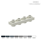 11001w1JF0099w1 Small-Particle Compatible Building Blocks: Double-Sided Low-Profile 4-hole Assembly Parts (non-GoBricks brand) – Approx. 140 Pcs