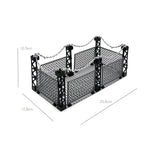 Chain Military Fence, Dinosaur Protective Net, Small Particle Building Block MOC Scene