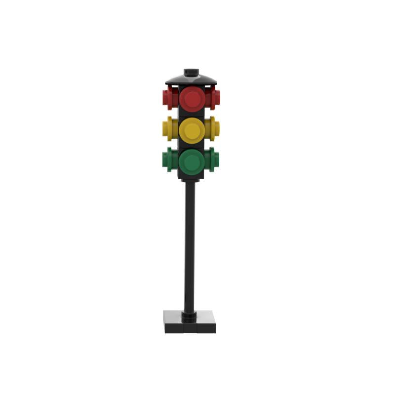 Moc Compatible Small-Particle Building Blocks, City Street Scene Building Block Set, Road Base Plate Street Scene Highway Plate Parts