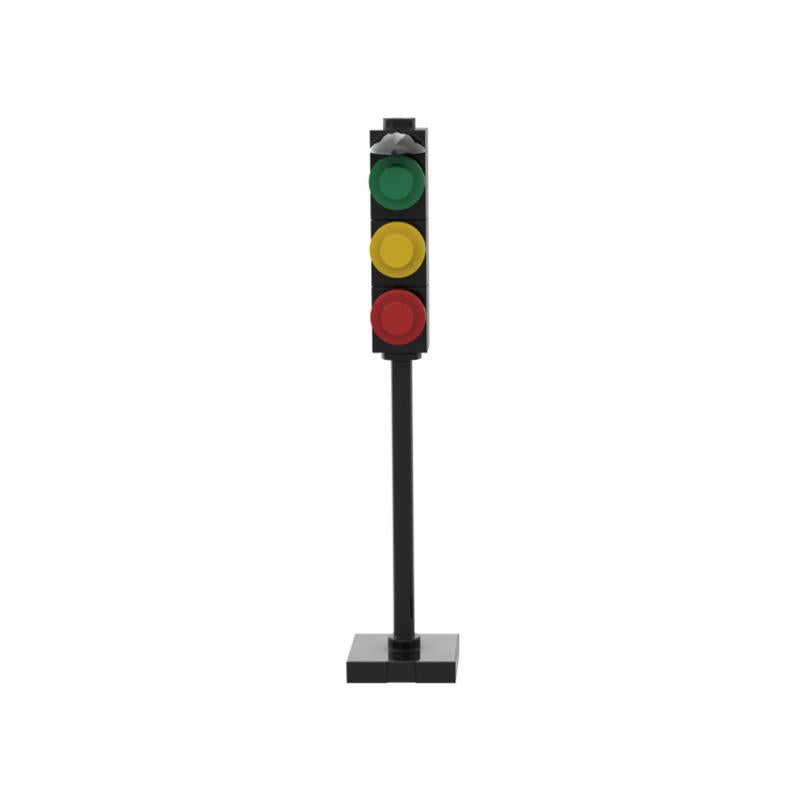 Moc Compatible Small-Particle Building Blocks, City Street Scene Building Block Set, Road Base Plate Street Scene Highway Plate Parts
