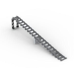 Compatible With Train Block Tracks, Switch Tracks, and Train Signal Light Accessories Non-GoBricks brand