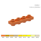 11001w1JF0099w1 Small-Particle Compatible Building Blocks: Double-Sided Low-Profile 4-hole Assembly Parts (non-GoBricks brand) – Approx. 140 Pcs