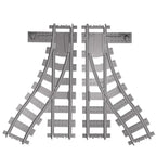 Train Track Scene, Small Particle Building Block Track Accessories, DIY Train Track Tunnel Waiting Shelter Set