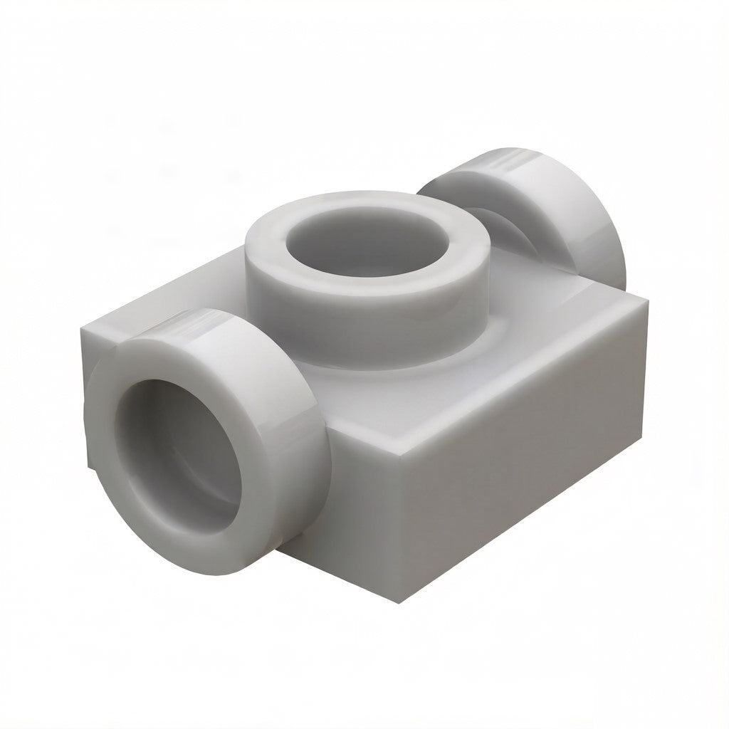 KF-0176 Compatible Small-Particle Building Blocks: 1x1 Plate with Studs on Both Sides (non-GoBricks brand) – Approx. 492 Pcs