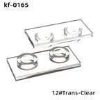kf-0165 Compatible Small-Brick Parts: 1x2 Flat Plate Chassis Mounting Pieces, 100g (Approx. 500 Pieces) – Non-GoBricks Brand