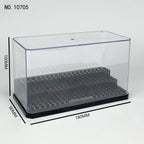 Acrylic Stepped Display Stand, Acrylic Bricks Figures Display Box