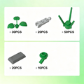 EcoScape Pro Builder's Bundle: Advanced Botanical Kit x130PCS - SKU - OurGobricks