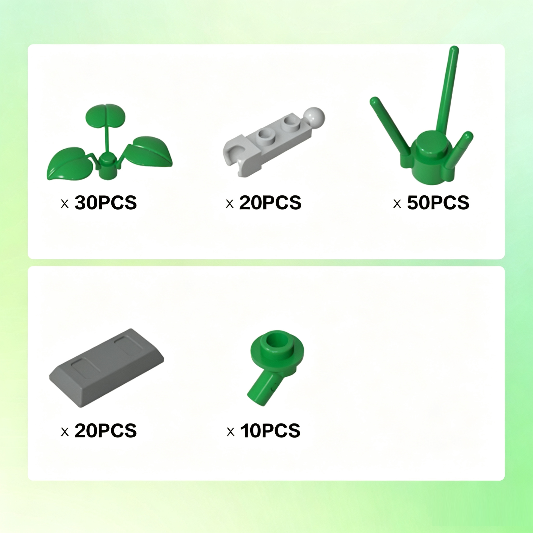 EcoScape Pro Builder's Bundle: Advanced Botanical Kit x130PCS - SKU - OurGobricks