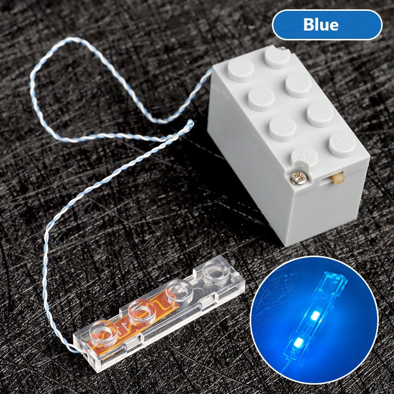 Compatible With Small Particle 2*4 Led Lights, Led Lighting Building Block Parts And Accessories, Decorative Parts And Lighting Accessories X3