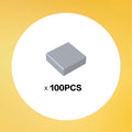 Tile 1 x 1 with Groove x100PCS #3070	