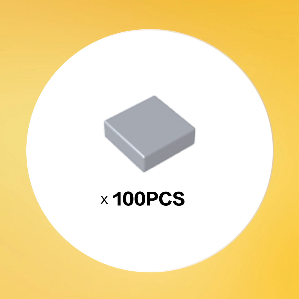 Tile 1 x 1 with Groove x100PCS #3070	