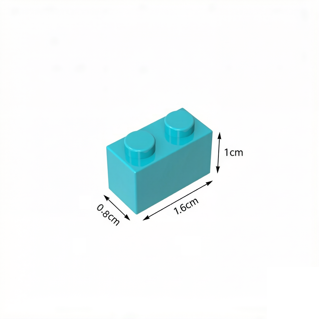 3004 Brick 1 x 2 - GOBRICKS Custom Printed Bricks S