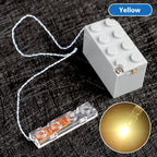 Compatible With Small Particle 2*4 Led Lights, Led Lighting Building Block Parts And Accessories, Decorative Parts And Lighting Accessories X3