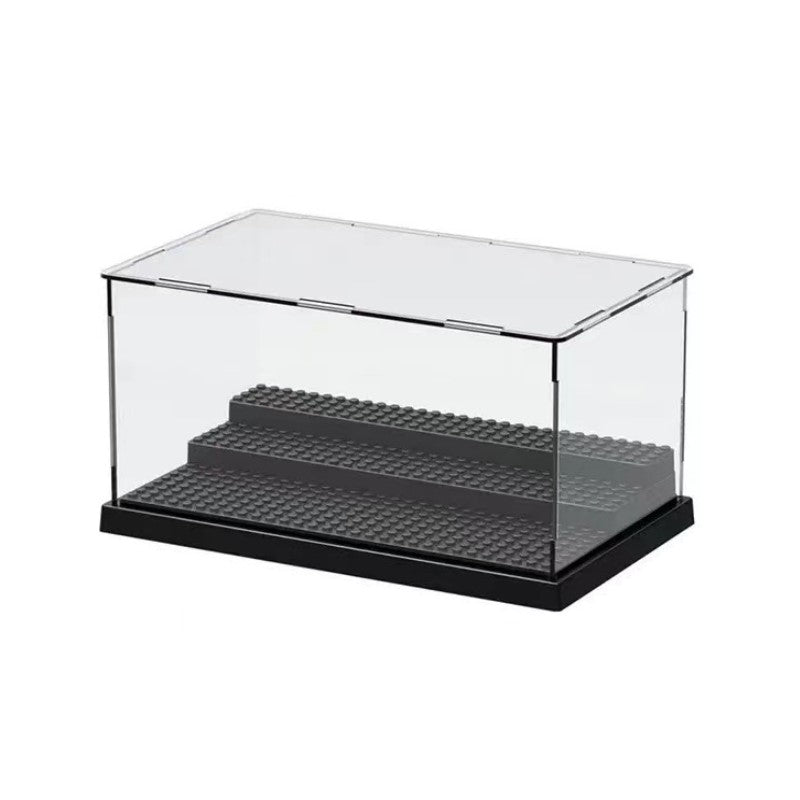 Detachable Figure Acrylic Display Box, Transparent Stepped Display Stand - SKU - OurGobricks