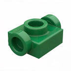KF-0176 Compatible Small-Particle Building Blocks: 1x1 Plate with Studs on Both Sides (non-GoBricks brand) – Approx. 492 Pcs