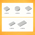 Tile 1 x 1 / 1 x 2 / 2 x 2 / 2 x 4 with Groove 5X50 PCS - SKU - OurGobricks