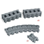 Compatible With Train Block Tracks, Switch Tracks, and Train Signal Light Accessories	
