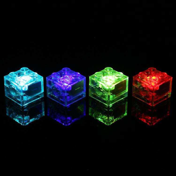 2*2 Brick Led Light Accessories, Compatible With Small Particle Building Blocks, Led Light Multi-Color Flashing Toy Accessories