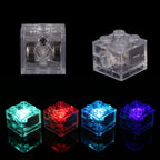 2*2 Brick Led Light Accessories, Compatible With Small Particle Building Blocks, Led Light Multi-Color Flashing Toy Accessories
