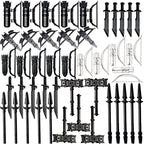 Compatible With Plastic Building Figures Accessories, Military Armor, Helmet Building Blocks, Weapon and Protective Equipment Sets