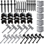 Compatible With Plastic Building Figures Accessories, Military Armor, Helmet Building Blocks, Weapon and Protective Equipment Sets