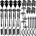 Compatible With Plastic Building Figures Accessories, Military Armor, Helmet Building Blocks, Weapon and Protective Equipment Sets