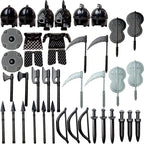 Compatible With Plastic Building Figures Accessories, Military Armor, Helmet Building Blocks, Weapon and Protective Equipment Sets
