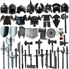 Compatible With Plastic Building Figures Accessories, Military Armor, Helmet Building Blocks, Weapon and Protective Equipment Sets