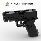 Glock 43X Soft-Launch Brick Model, Building Blocks Toys Gun? Sets - GOBRICKS x MOCERS Collaboration Brick Zone