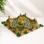 MAP Tec Desert Kingdom – Oriental-Style Micro Architectural Wonder | 3,011-Piece MOC Collector's Set - GOBRICKS x MOCERS Collaboration Brick Zone - SKU - OurGobricks