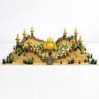 MAP Tec Desert Kingdom – Oriental-Style Micro Architectural Wonder | 3,011-Piece MOC Collector's Set - GOBRICKS x MOCERS Collaboration Brick Zone - SKU - OurGobricks