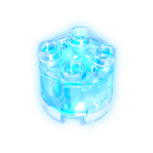 2x2 Cylindrical LED Lighting Parts-blue Light-bright Blue Shell