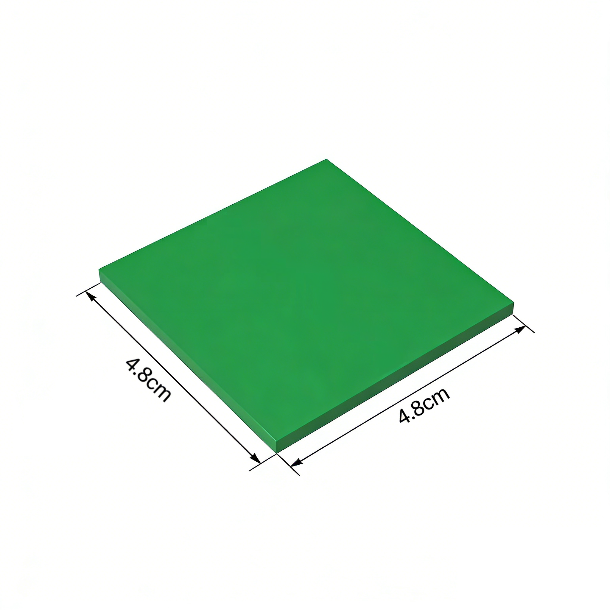 10202 Tile 6 x 6 with Bottom Tubes-GOBRICKS Custom Printed Light Tile L/Single-sided