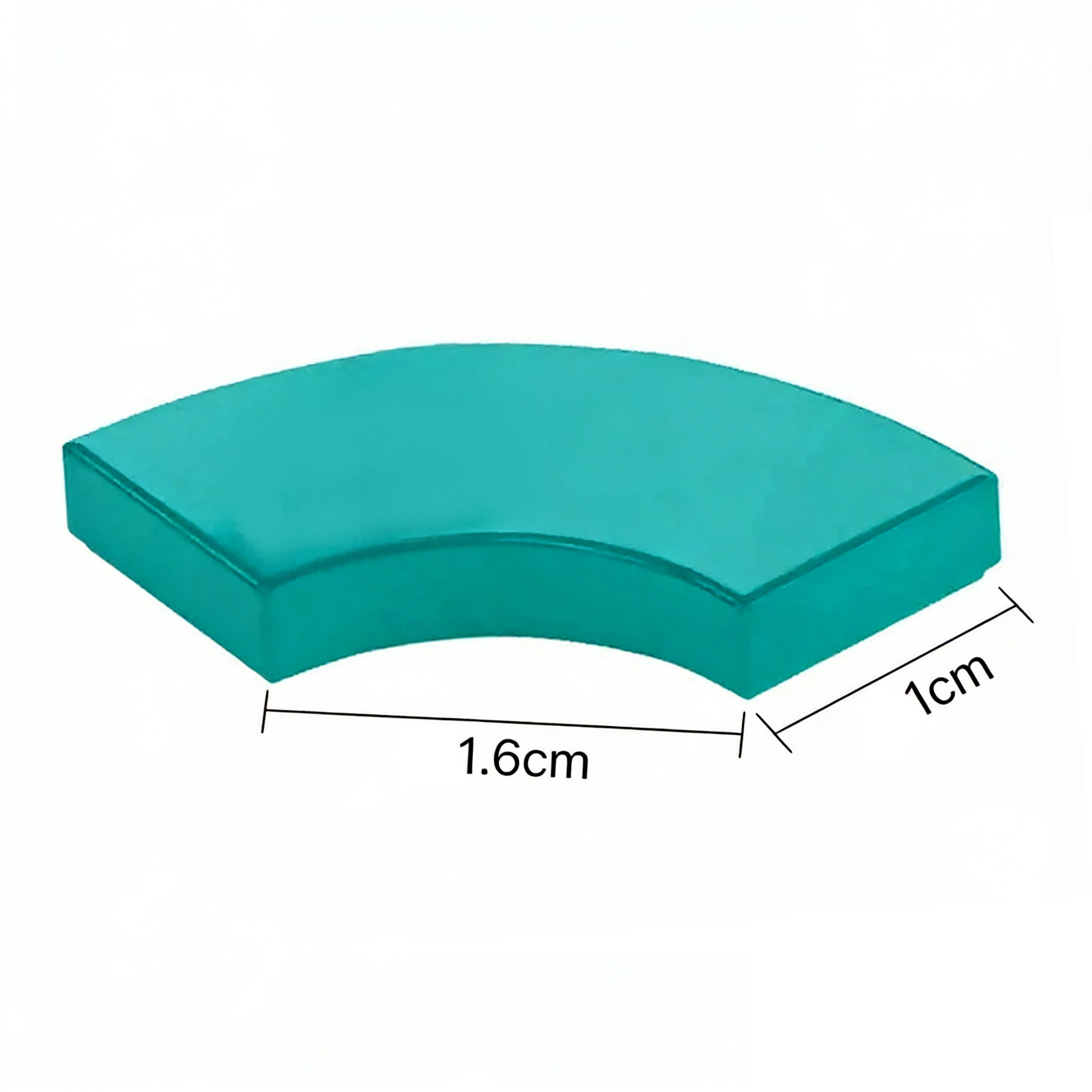 27925 Tile 2 x 2 Curved, Macaroni-GOBRICKS Custom Printed Light Tile M/Single-sided	