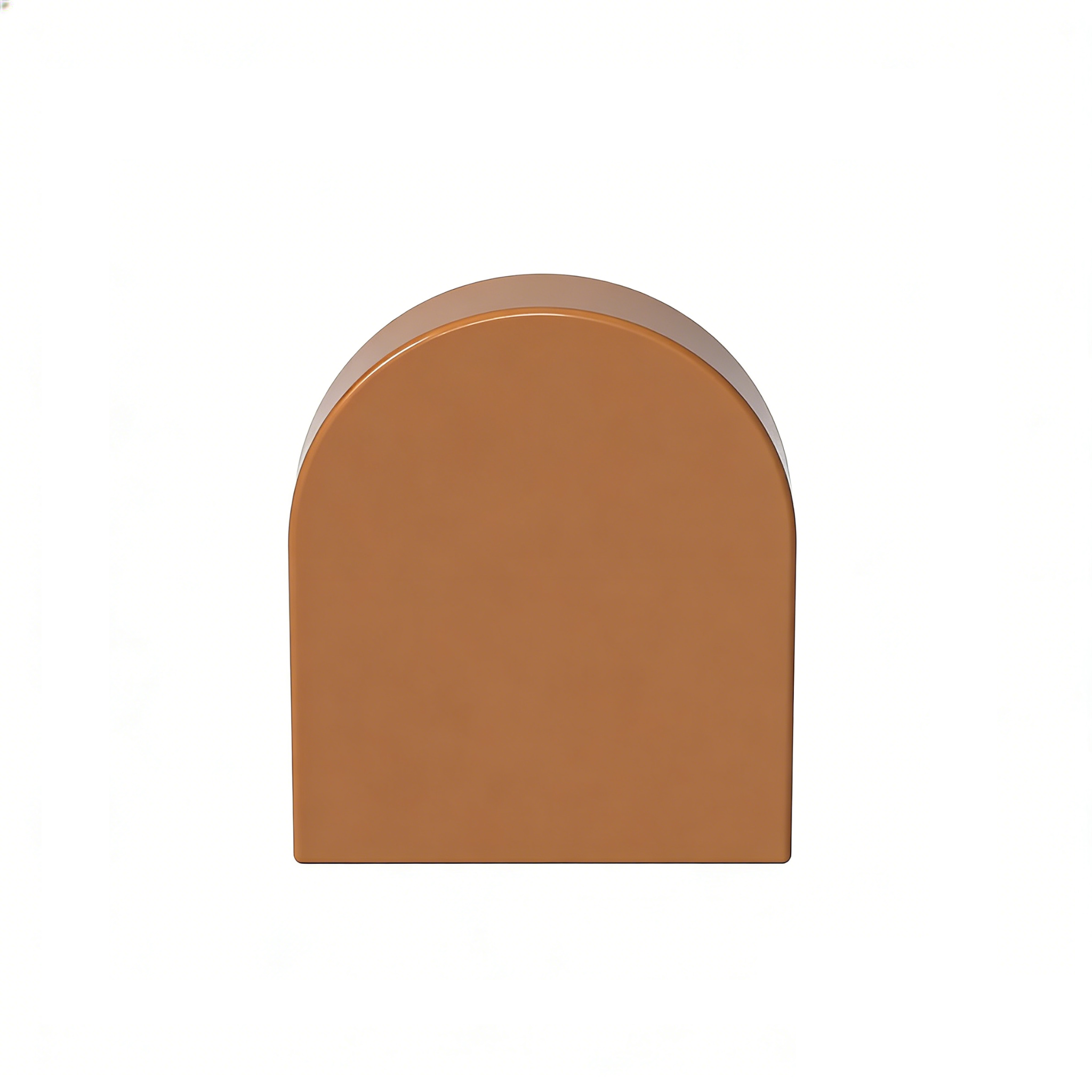 24246 Tile 1 x 1 Half Circle-GOBRICKS Custom Printed Light Tile S/Single-sided