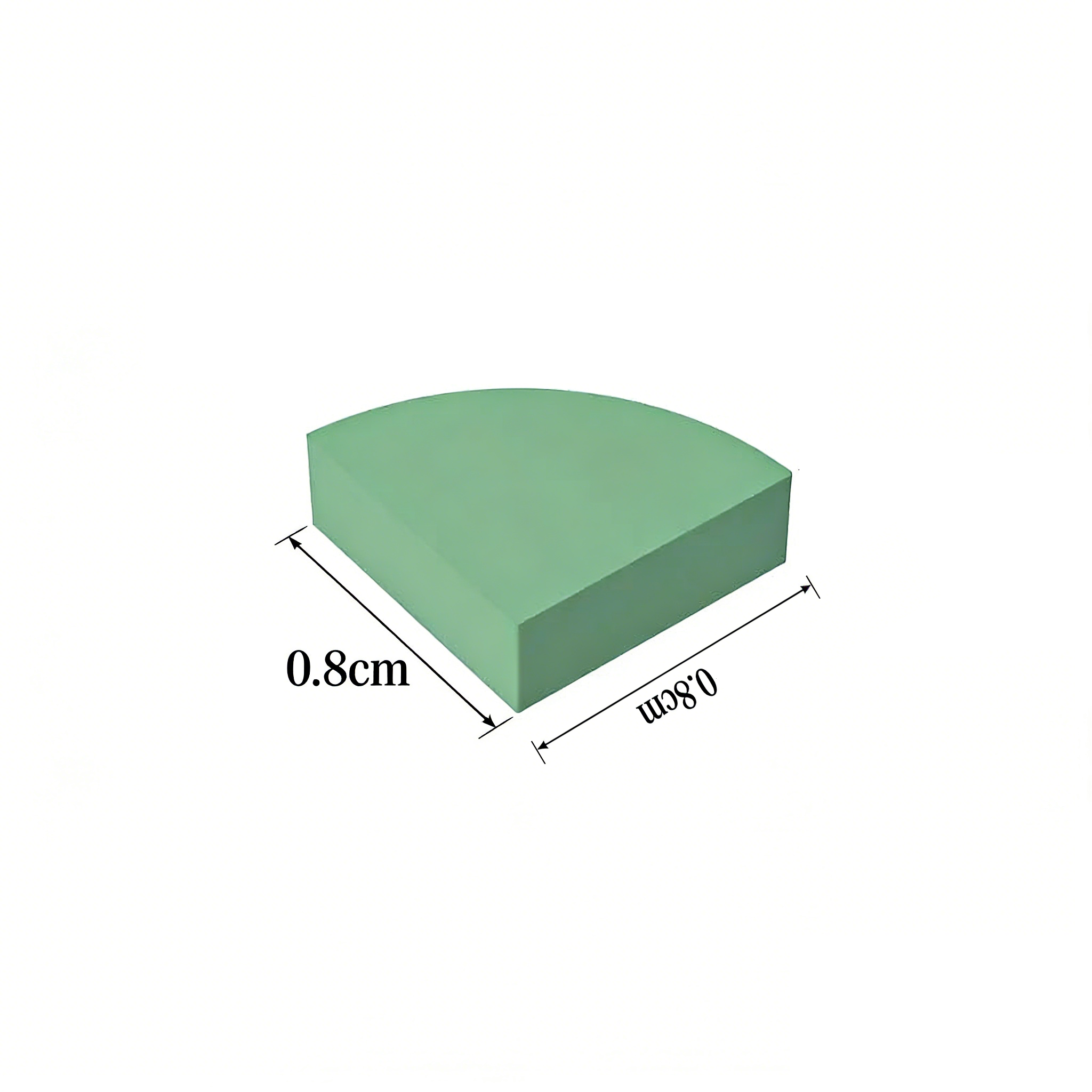 25269 Tile Round 1 x 1 Quarter-GOBRICKS Custom Printed Light Tile S/Single-sided