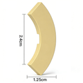 79393 Tile 3 x 3 Curved, Macaroni-GOBRICKS Custom Printed Light Tile M/Single-sided	