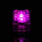 2*2 Brick Led Light Accessories, Compatible With Small Particle Building Blocks, Led Light Multi-Color Flashing Toy Accessories