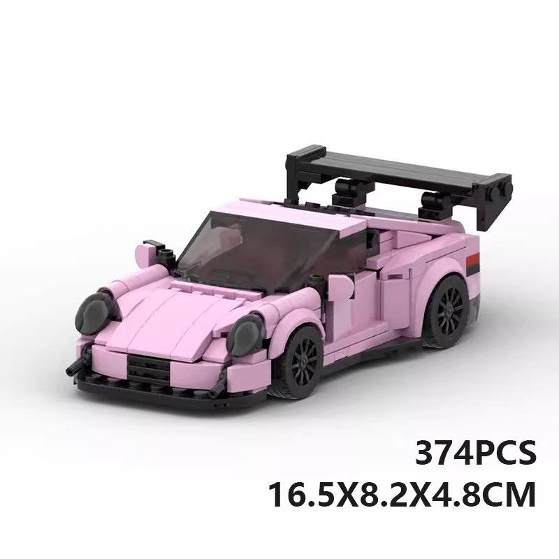 Gobricks Car Model Kits 911 GT - Compatible with Major Building Brick Brands, DIY Vehicle Building Sets for Adults & Kids, Collectible Display Models