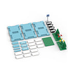 Moc Compatible Small-Particle Building Blocks, City Street Scene Building Block Set, Road Base Plate Street Scene Highway Plate Parts